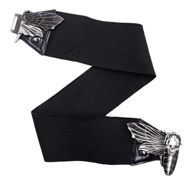 Elastic Waist Belt Death Moth - Kreepsville